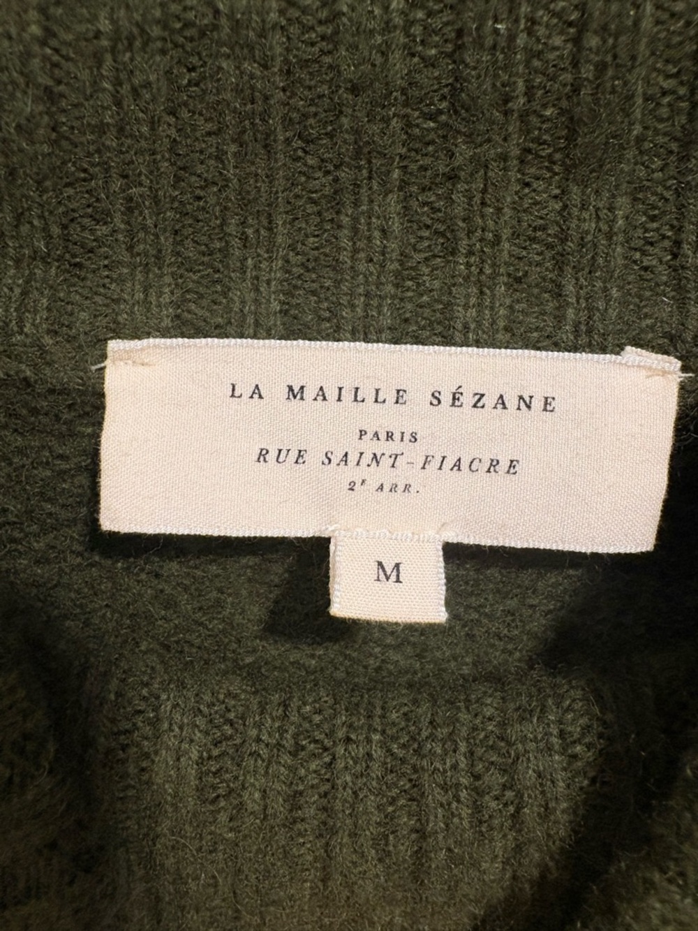 Sezane Paulie Dress Perfect Green M - Picture 7 of 13